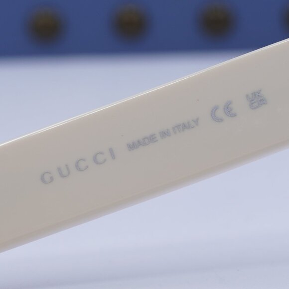 Final Price! Gucci GG1634S 005 Ivory/Red Sunglasses - Picture 8 of 11